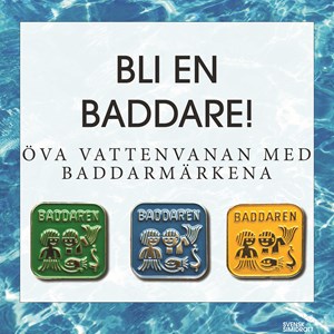 simmärken baddare, tre märken