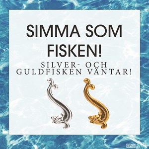 simmärken silver- och guldfisken